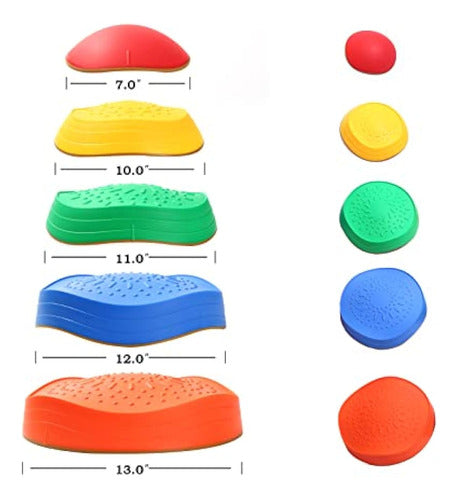 Makarci Step Stones for Kids, 5 Piece Set 2