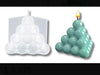 AIUARTESANAS Silicone Pyramid Bubble Mold for Candle 2