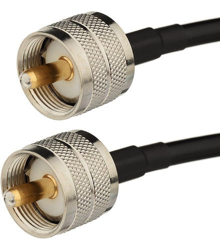 Superbat UHF Male PL-259 to UHF Male PL-259 Cable Connector 1