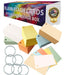 Debra Dale Designs Blank Flash Cards - 1100 Index Cards in 6 Colors - Studying Essentials Storage Box and Lid 0