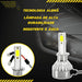 Led 6500k 20000 Lumens Farol De Peugeot 206 + Led Meia Luz 4