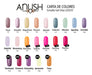 6 Esmaltes Semipermanentes X15ml Anush 4