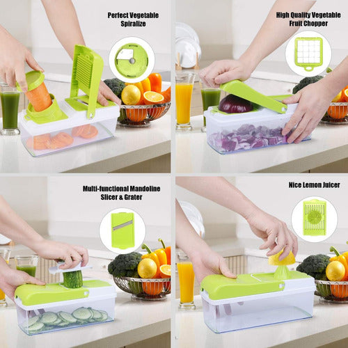 Kithouse Vegetable Chopper Mandoline Slicer Dicer - Large Fruit & Vegetable Cutter 1