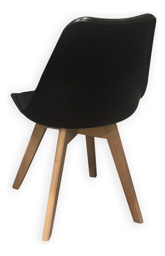 White Scandinavian Tulip Dining Chair by Tisera - Model Tulip 3