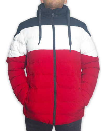 Men's Insulated Waterproof Winter Puffer Jacket with Removable Hood 1