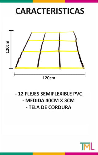 Tourmalhyn Coordination Kit with 43 Units: Rings, Cones, Quadrilateral & Ankle Weights 6