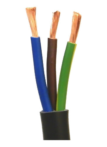 Cable Bajo Goma Negro 3x1,5mm² - Rollo 100 Mts. 0