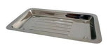 SP Stainless Steel Grooved Tray 20x10x2 Podology 0