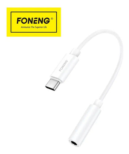 Foneng Type C To Jack Headphone Adapter Converter © 1