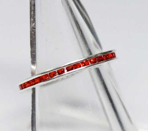 ANTICUARIOS2002 COMAR Endless Ring 925 Silver Red 0