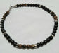 Natural Stones Necklace Black Onyx And Tiger Eye 1