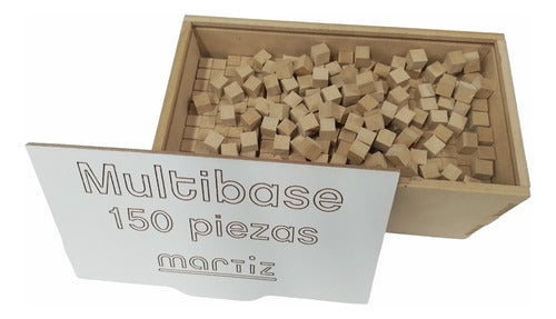 Martiz Multibase De Madera Juego Didáctico 150 Piezas 0