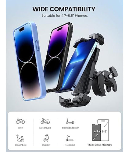 Lamicall Motorcycle Phone Holder 4