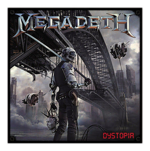 Megadeth Vintage Frame 30 X 30 Cm 0