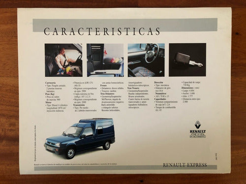 Renault Original Agency Brochure Diesel Express - Zwt 1