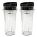 Blendin 2 Pack 16oz Replacement Portion Cups with Compatible Lids for Ninja Blenders 0