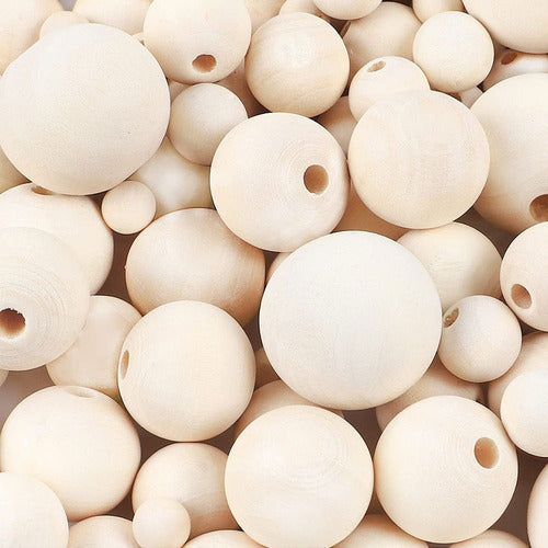 Wooden Perforated Balls/Spheres 13mm - Pack of 150 0