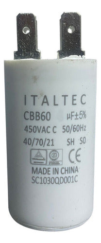 ITALTEC Capacitor Marcha 50 Mf Aire Acondicionado 0