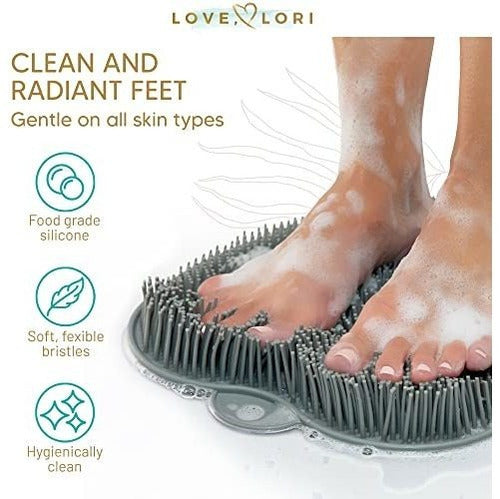 Love, Lori Foot Scrubber for Use in Shower - Foot Cleaner & Shower Foot Massager Foot Care for Men & Women 3