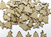 20 Figuras Navidad + Arbolito Con Base Fibrofacil 10cm Mdf 5