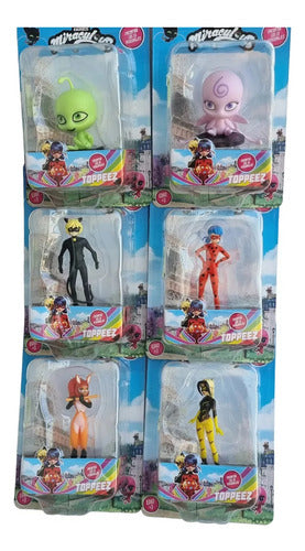 Miraculous Mini Figures 6 Units 7cm Original 2