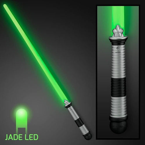 Sable Verde Luz De 71 Cm Con 22 Leds Brillantes Verdes 2