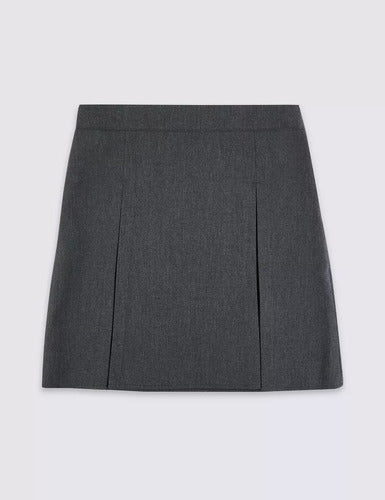 Baires Shopping Grey School Skirt 1