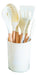 Generic Cream Plastic Utensil Holder 15.5x12cm 0