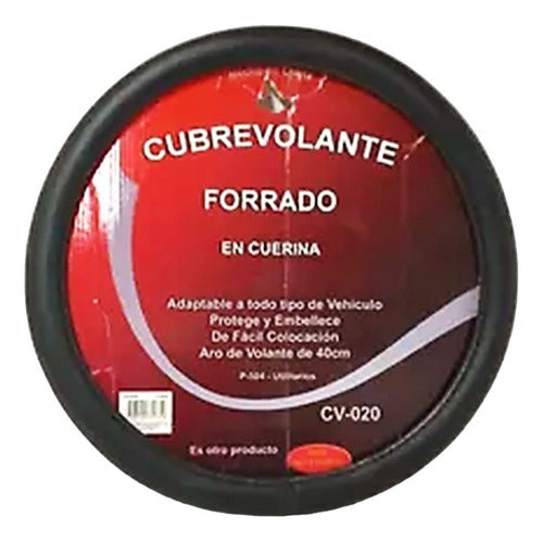 Cubre Volante Iael 40cm Cuerina Negro Utilitarios - Formula1 1