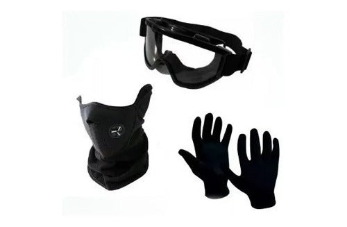 Kit Gloves First Goggles Cross Enduro Bagattini 0