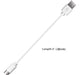 Geekria Type-C Earbuds Short Charger Cable, USB-A to USB-C, 30cm/White 2