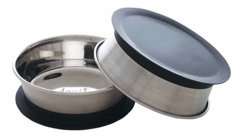 Dogit Stainless Steel Stay Grip Bowl with Non-Slip Base 900ml 4