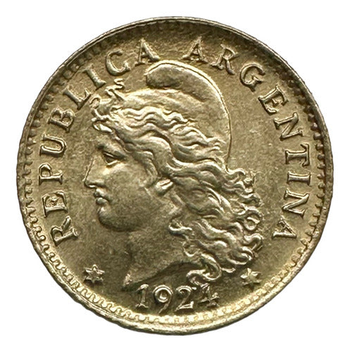 Argentina - 5 Centavos - Year 1924 - CJ #155 | KM #34 0