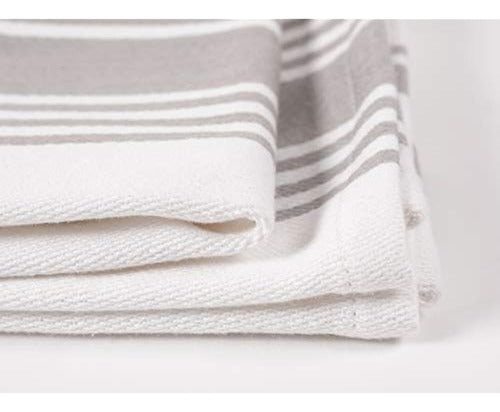 Kaf Home Kitchen Towel Set of 4 Flat and Wavy Design 4