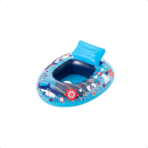 Inflatable Baby Float Seat Summer Pool 76x65cm 0