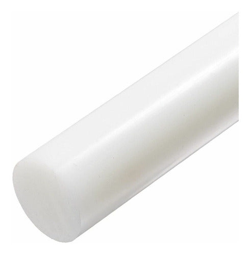 Barra De Resina Acetal Ra Pom Delrin Redonda 20mm X 1000mm 0