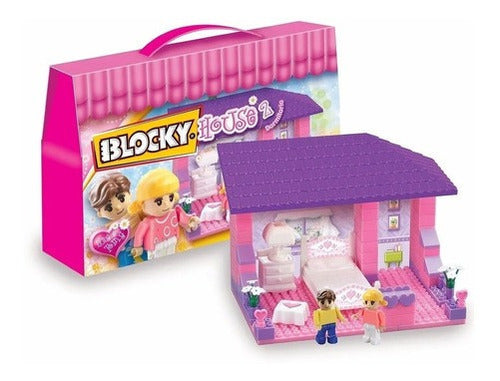 Blocky House Bedroom Luna and Tomy 01-0641 0