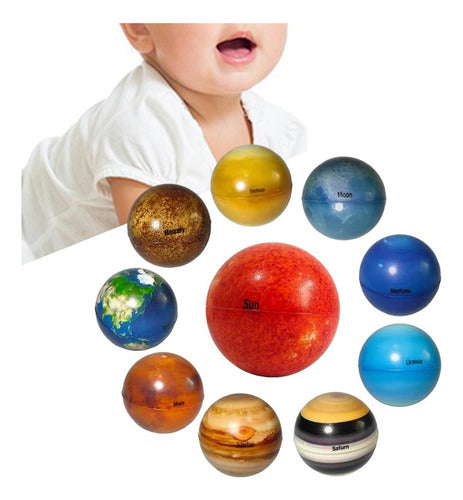 Planetas Do Sistema Solar Planet Balls Brinquedos Para 6