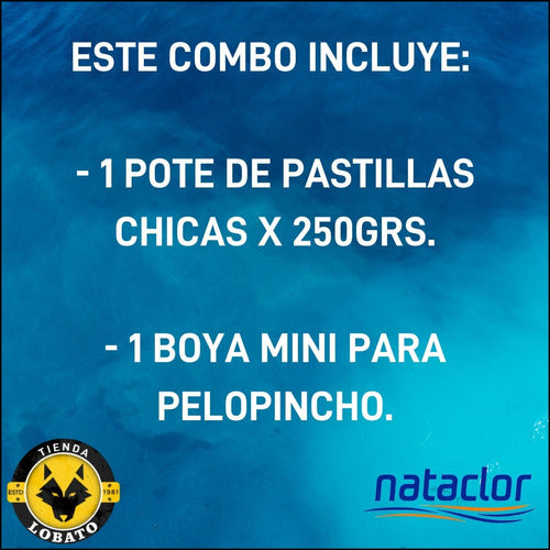 Nataclor Kit Pastillas Boya Cloro Triple Acción 250g Piletas 3