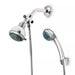 Aquaflex 5-Function Anti-Calc Shower Set + 4-Function Hand Shower + 2m Stainless Steel Hose + Support + Diverter 0