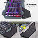 KUIYING Wireless Gaming Keyboard and Mouse with Purple LED Backlighting 4