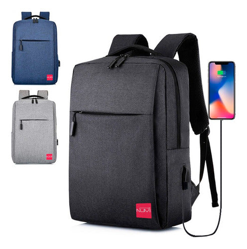 Numi Anti-theft Waterproof Computer Backpack with USB Charger 2