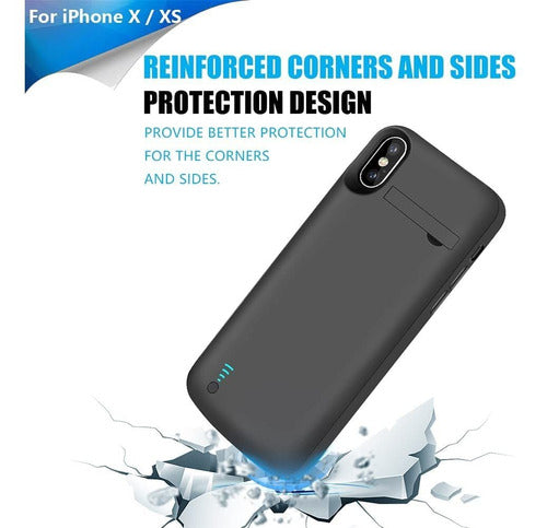 RUNSY Battery Case for iPhone X XS 5000mAh 5.8" 1