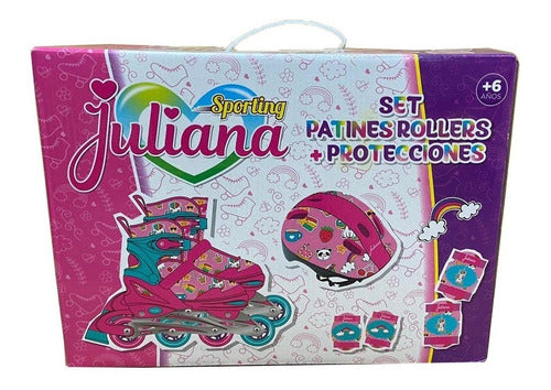 Juliana Roller Skates Set with Protection Kit TM1 Sis018 12