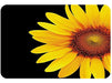 Alfombra De Baño Con Diseño De Girasol, Color Negro Y Amaril 0