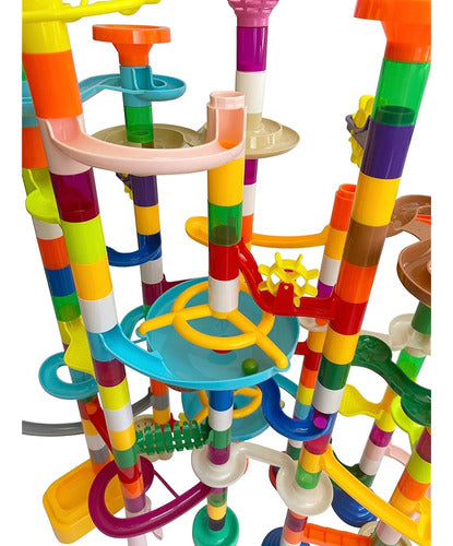 Marble Master Marble Run - 200pc Building Set & Glow In The 4