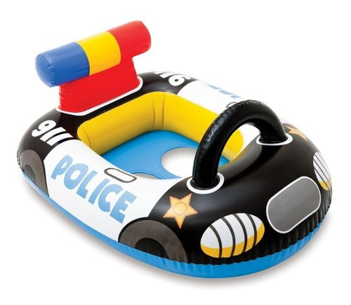 Intex Kiddie Police Car Inflatable Float for Kids 71x57cm 0