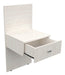 Set of 2 Modern Floating Bedside Tables with Drawer Combo 5