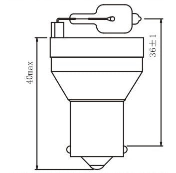 Poli Lampara Con Bocina/Chicharra Marcha Atras BA15S 12V 20W 1