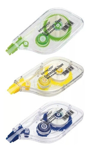 Keyroad Correction Tape Display 5mm x 6m Pack of 3 0